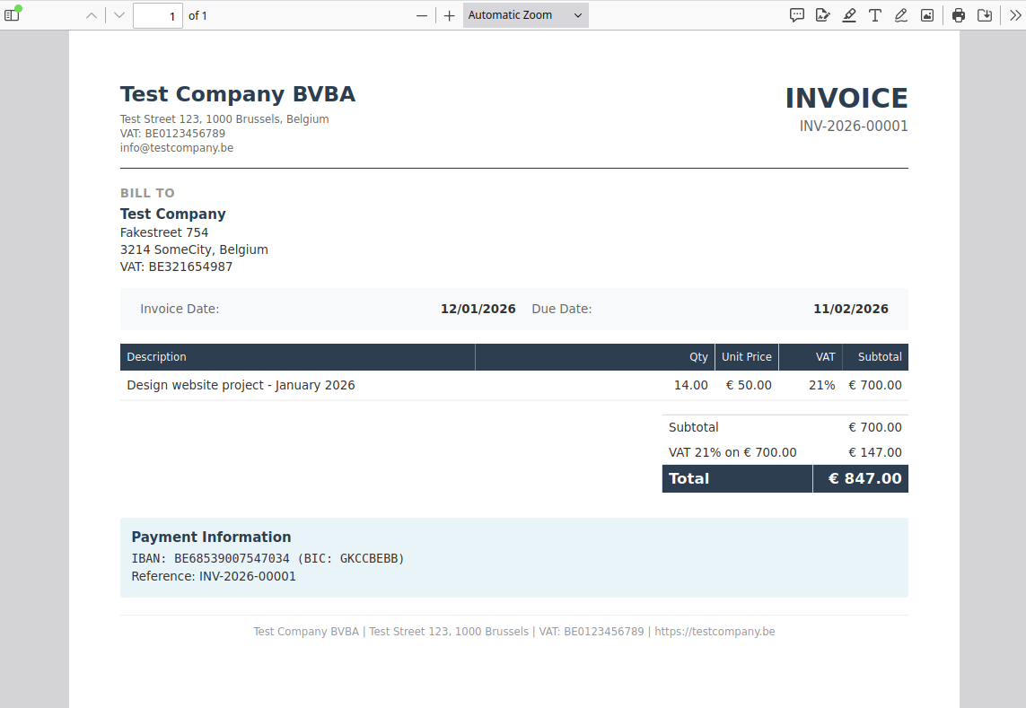 Invoicer screenshot 3